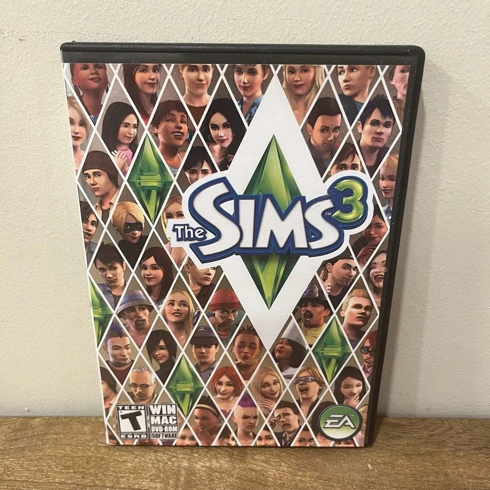 Sims 3 PC Mac 2009 EA Video Game Complete Disc Manual Inserts Registration Code